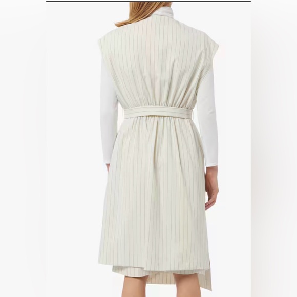 Baum und pferdgarten pinstriped double breasted dress vest size L - Picture 3 of 8